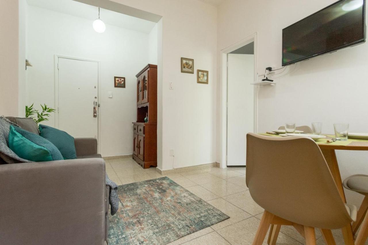Conforto E Relax, Caminhando Para A Praia De Copacabana, Quarto E Sala, Completo, Com Wi Fi, Cozinha, Ar Condicionado Rio de Janeiro Ngoại thất bức ảnh